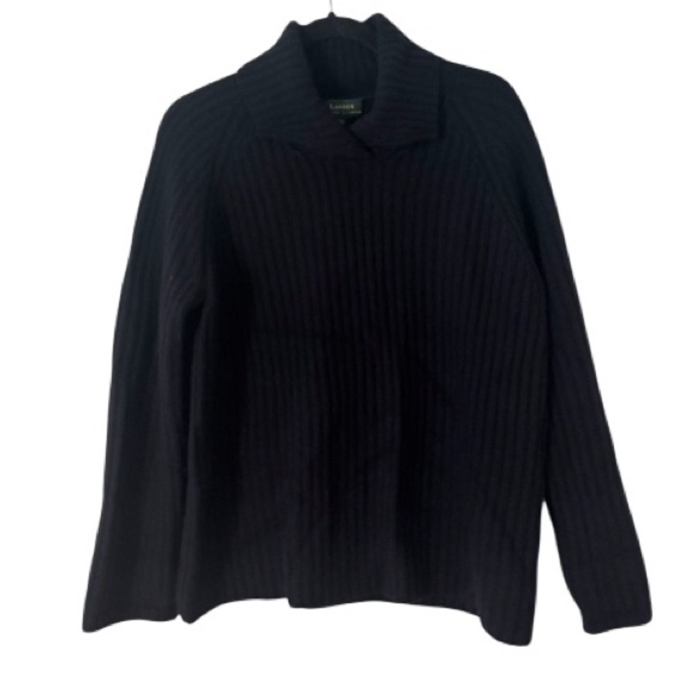 Lauren Ralph Lauren Wool Cashmere Blend Sweater - Picture 2 of 4
